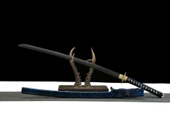 Dragon Noir - Katana Forge a la Main en Acier au carbone 1065