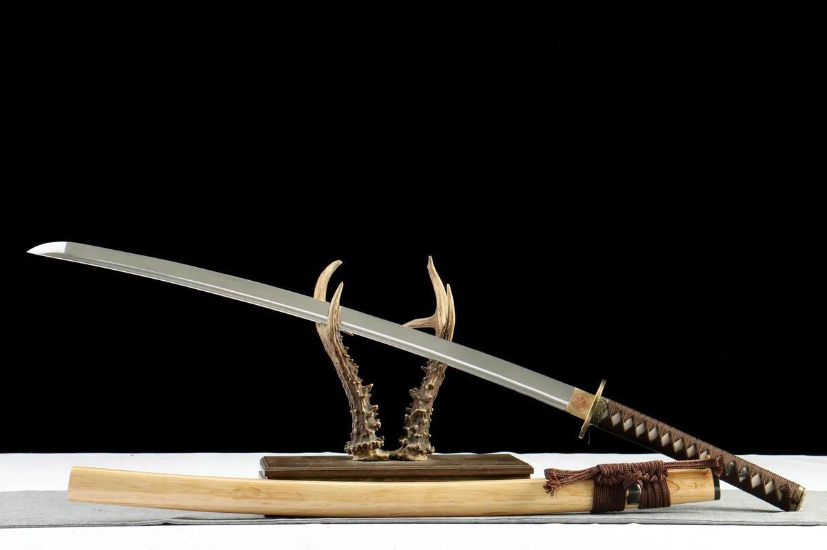 Éclat de Jade - Katana Forge a la Main en Acier au carbone 1065 - Image 4