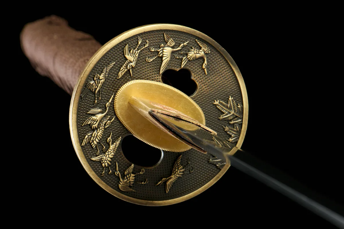 Éclat de Jade - Katana Forge a la Main en Acier au carbone 1065 - Image 6
