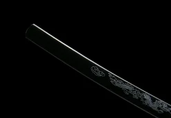 Flamme Pourpre - Katana Forge a la Main en Acier au carbone 1065