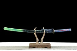 Fleur de Sang - Katana Forge a la Main en Acier au carbone 1065