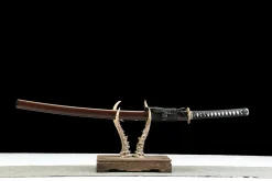 Givre Nocturne - Katana Forge a la Main en Acier au carbone 1065