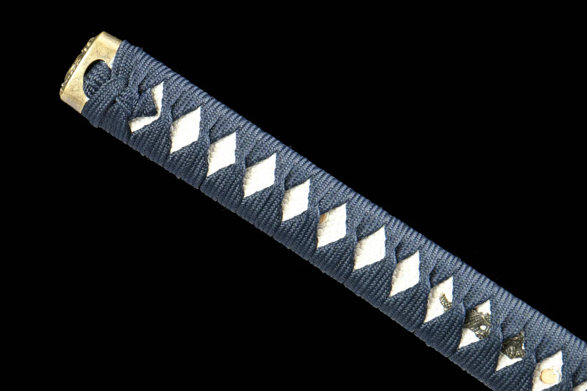 Glace et Flamme - Katana Forge a la Main en Acier au carbone 1065 - Image 7