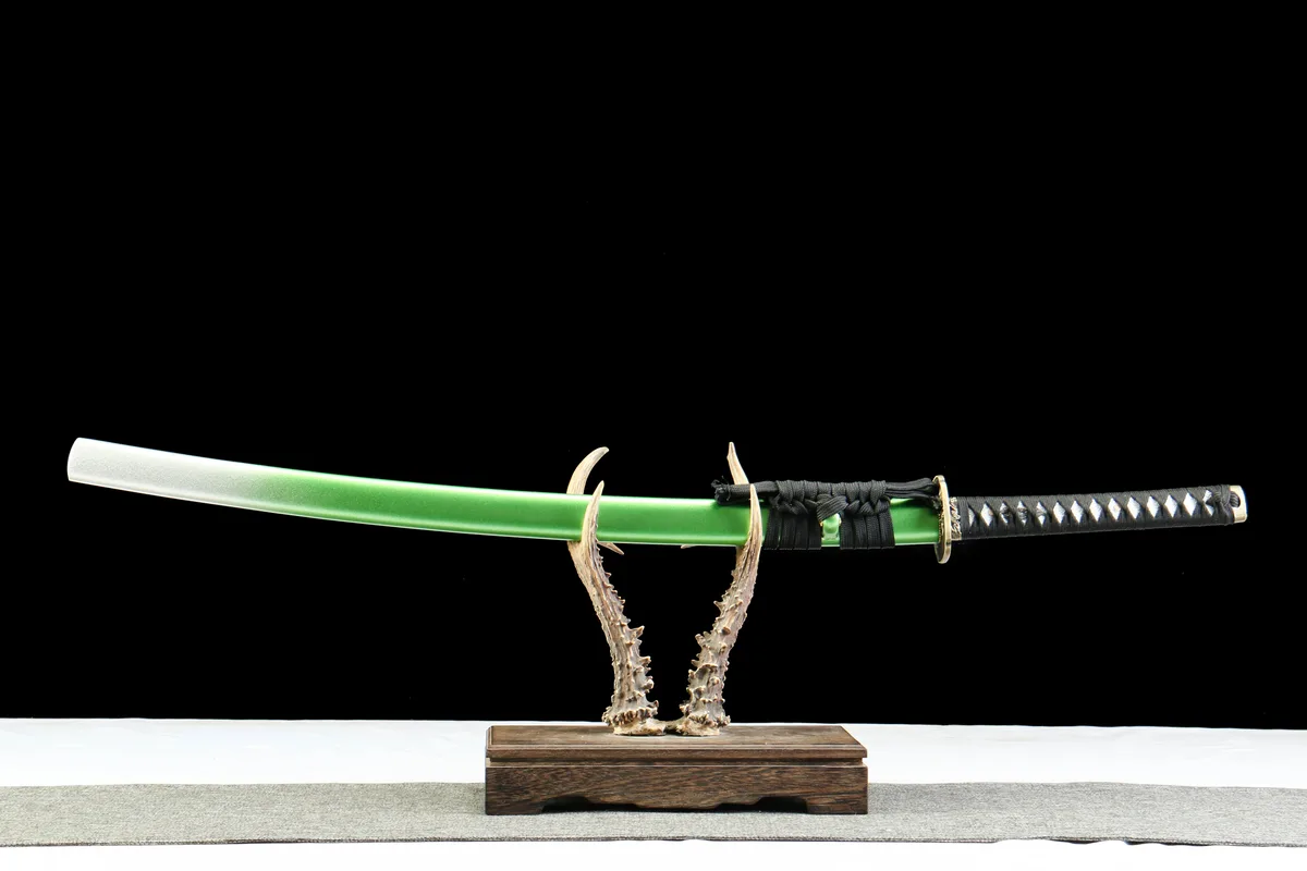 Glycine des Ombres - Katana Forge a la Main en Acier au carbone 1065