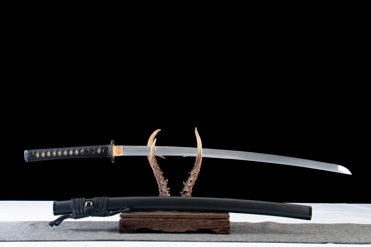 Héritage de Hanzo - Katana Forge a la Main en Acier au carbone 1065 - Image 6