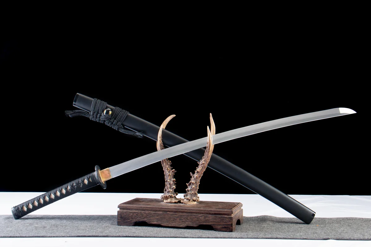 Héritage de Hanzo - Katana Forge a la Main en Acier au carbone 1065 - Image 8