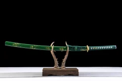 Katana Tranchant de Tempête - Katana Forge a la Main en Acier au carbone 1065