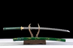 Alternative view of Katana Tranchant de Tempête - Katana Forge a la Main en Acier au carbone 1065