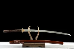 Alternative view of Lame des Ténèbres - Katana Forge a la Main en Acier au carbone 1065