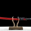 Lame Écarlate - Katana Forge a la Main en Acier au carbone 1065