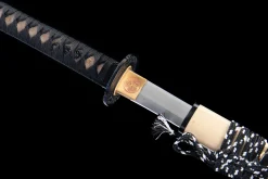 Lame Yin-Yang - Katana Forge a la Main en Acier au carbone 1065