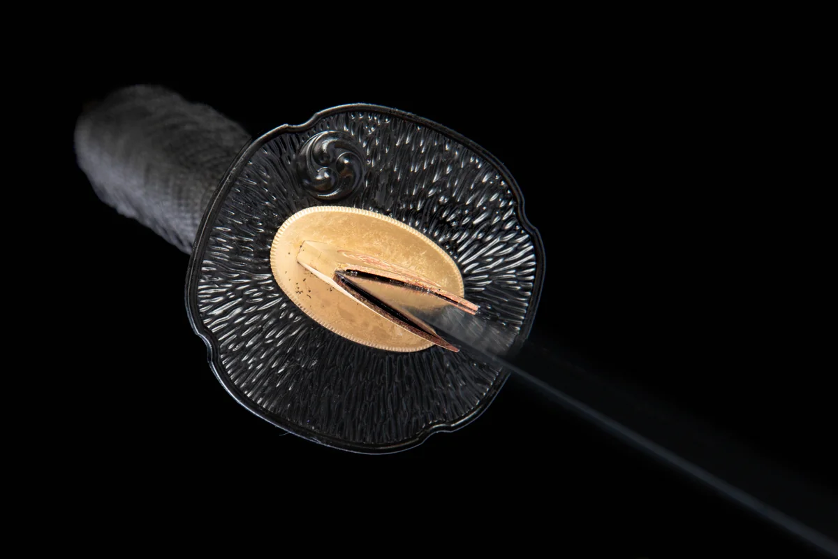 Lame Yin-Yang - Katana Forge a la Main en Acier au carbone 1065 - Image 10
