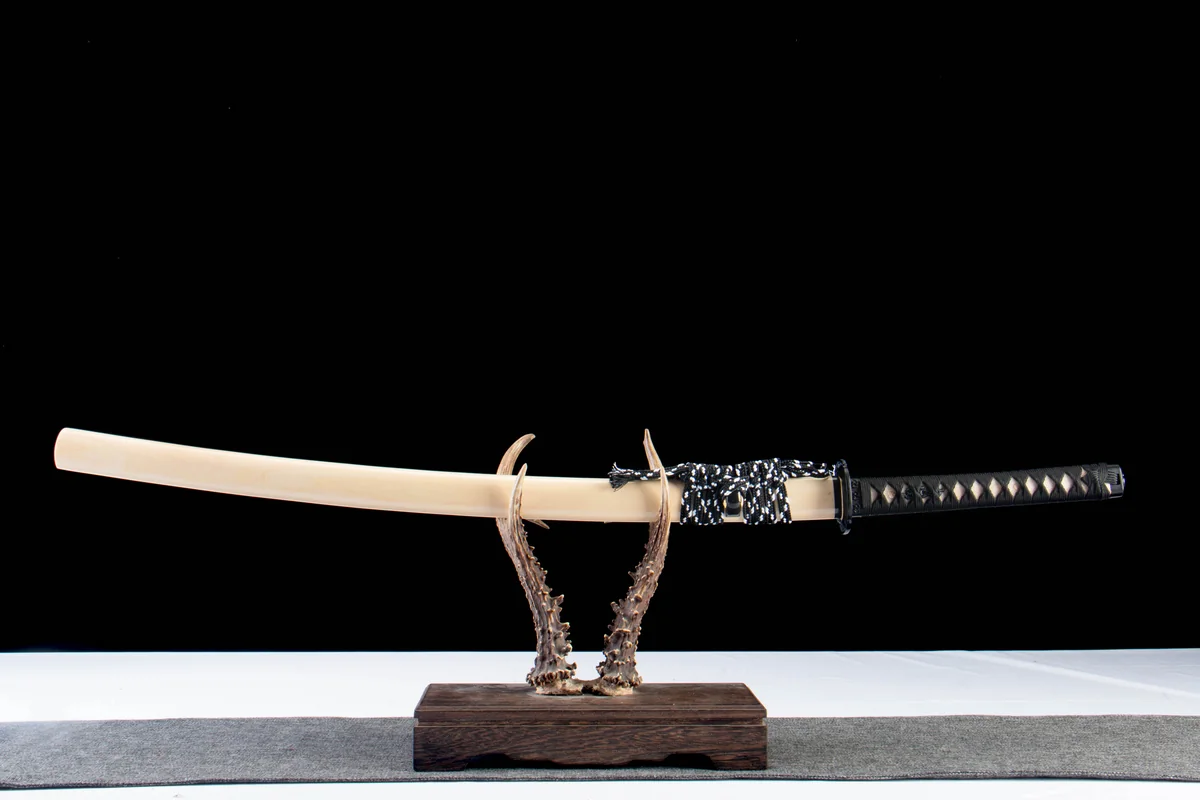Lame Yin-Yang - Katana Forge a la Main en Acier au carbone 1065 - Image 12