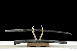 Alternative view of Marque du Démon - Katana Forge a la Main en Acier au carbone 1065