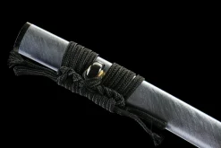 Murmure de Jade - Katana Forge a la Main en Acier au carbone 1065