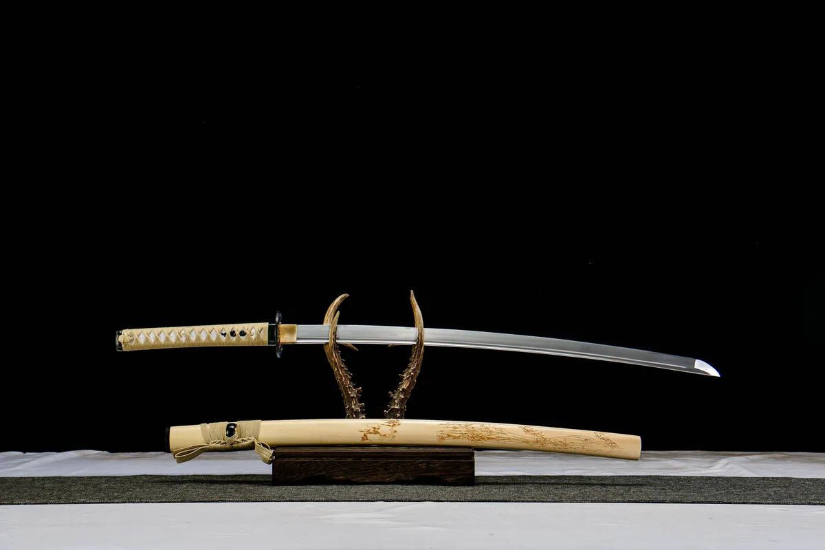 Ombre Claire - Katana Forge a la Main en Acier au carbone 1065 - Image 2