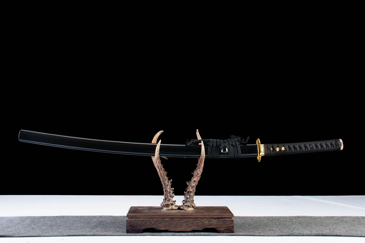 Ombre Suprême - Katana Forge a la Main en Acier au carbone 1065 - Image 12