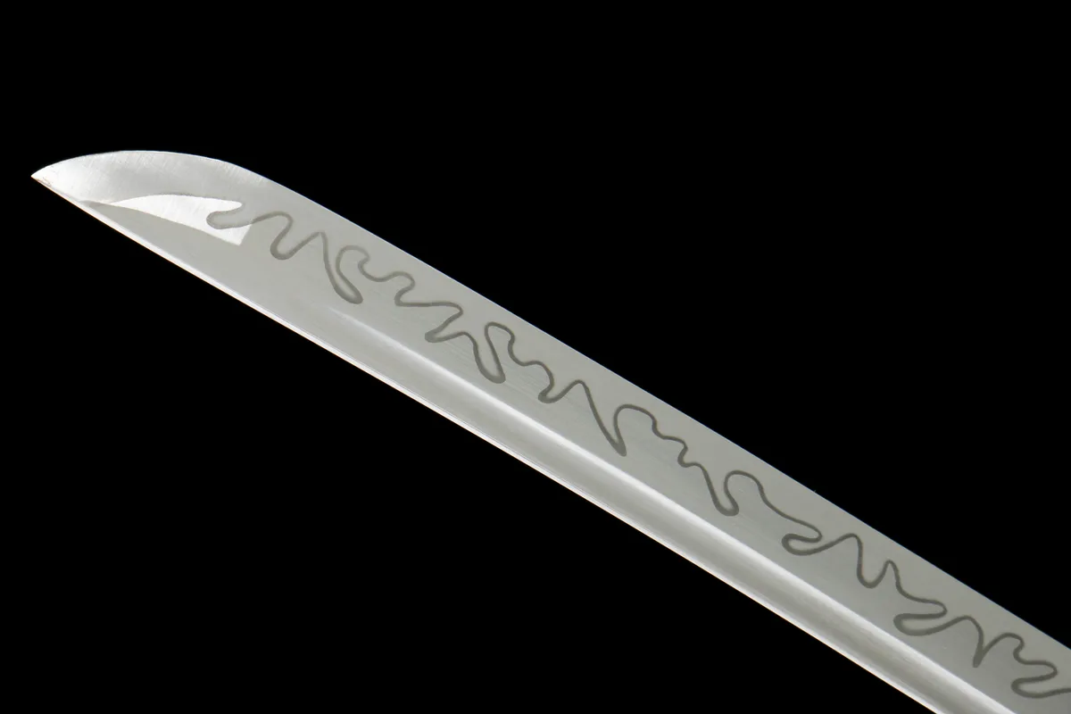 Orchidée Silencieuse - Katana Forge a la Main en Acier au carbone 1065 - Image 3
