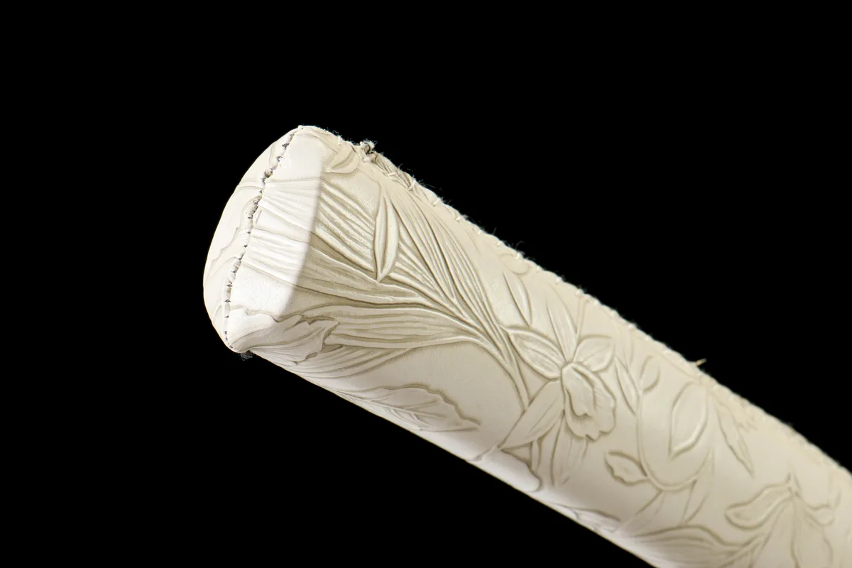 Orchidée Silencieuse - Katana Forge a la Main en Acier au carbone 1065 - Image 4