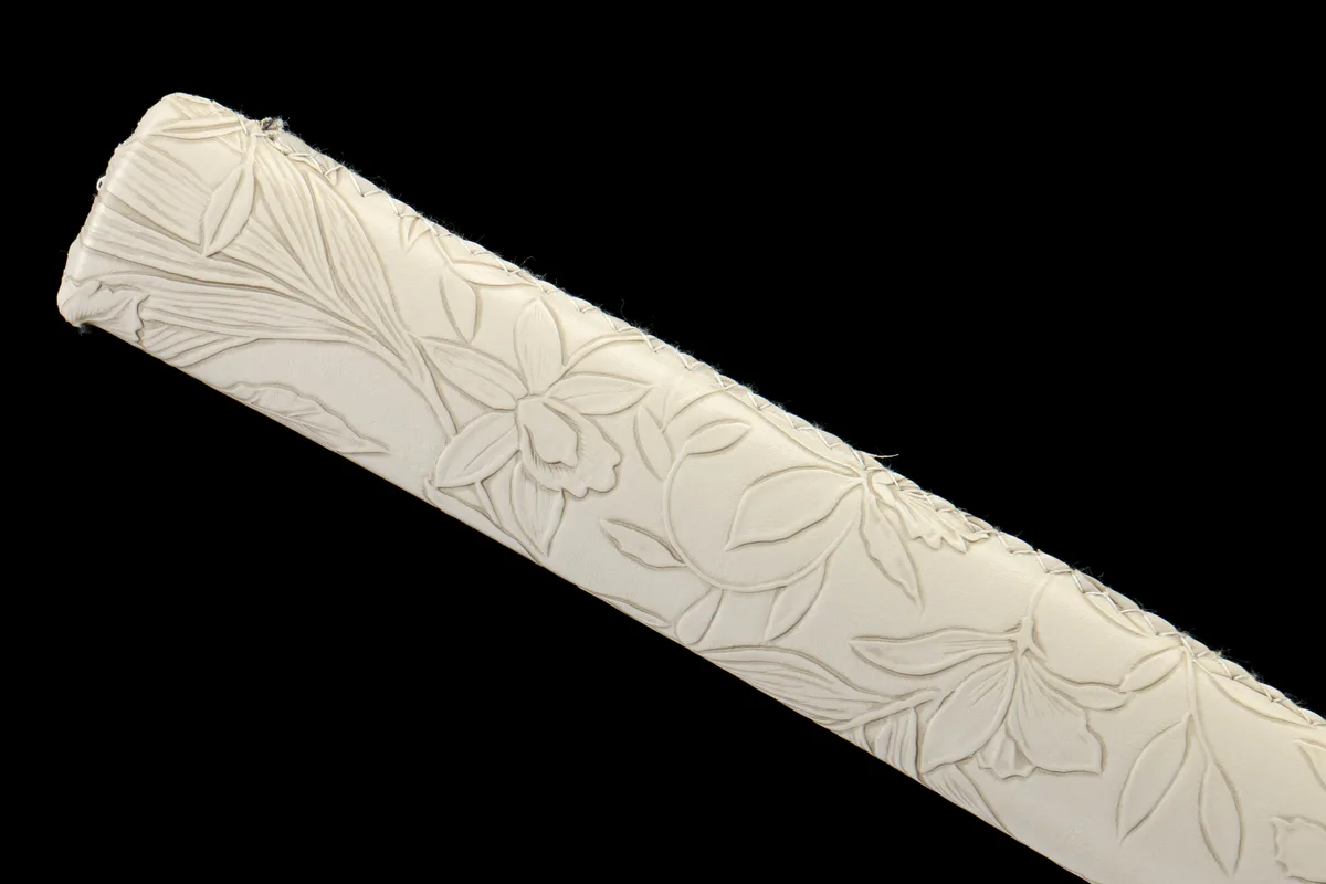 Orchidée Silencieuse - Katana Forge a la Main en Acier au carbone 1065 - Image 6