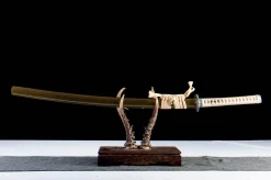 Serment Cramoisi - Katana Forge a la Main en Acier au carbone 1065