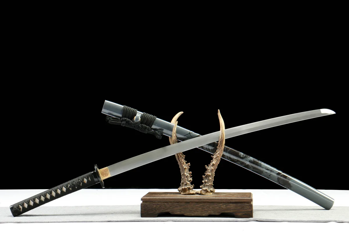 Tranchant d'Encre - Katana Forge a la Main en Acier au carbone 1065 - Image 3