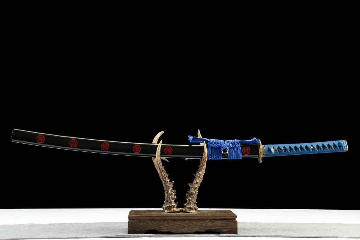 Tranchant du Crépuscule - Katana Forge a la Main en Acier au carbone 1065 - Image 3