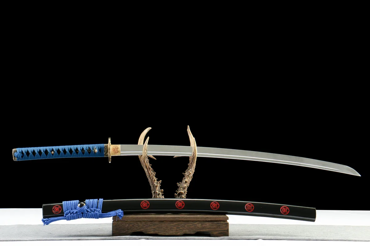 Tranchant du Crépuscule - Katana Forge a la Main en Acier au carbone 1065 - Image 5
