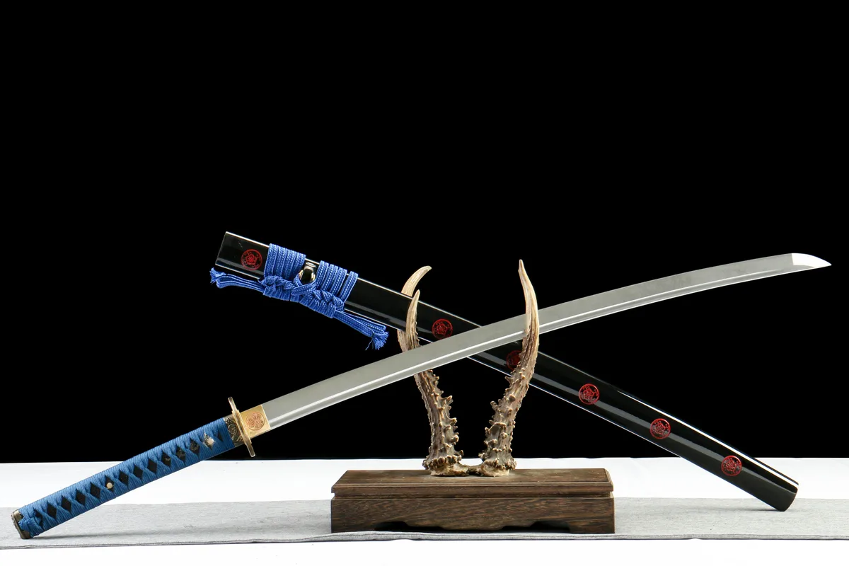 Tranchant du Crépuscule - Katana Forge a la Main en Acier au carbone 1065 - Image 6