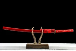 Tranchant Vermeil - Katana Forge a la Main en Acier au carbone 1065