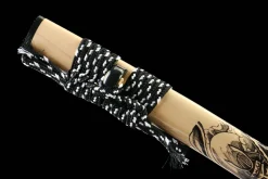 Vent Doré - Katana Forge a la Main en Acier au carbone 1065