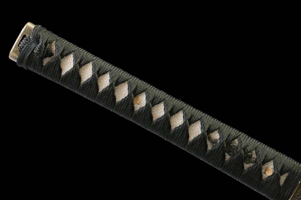 Vent Doré - Katana Forge a la Main en Acier au carbone 1065 - Image 9