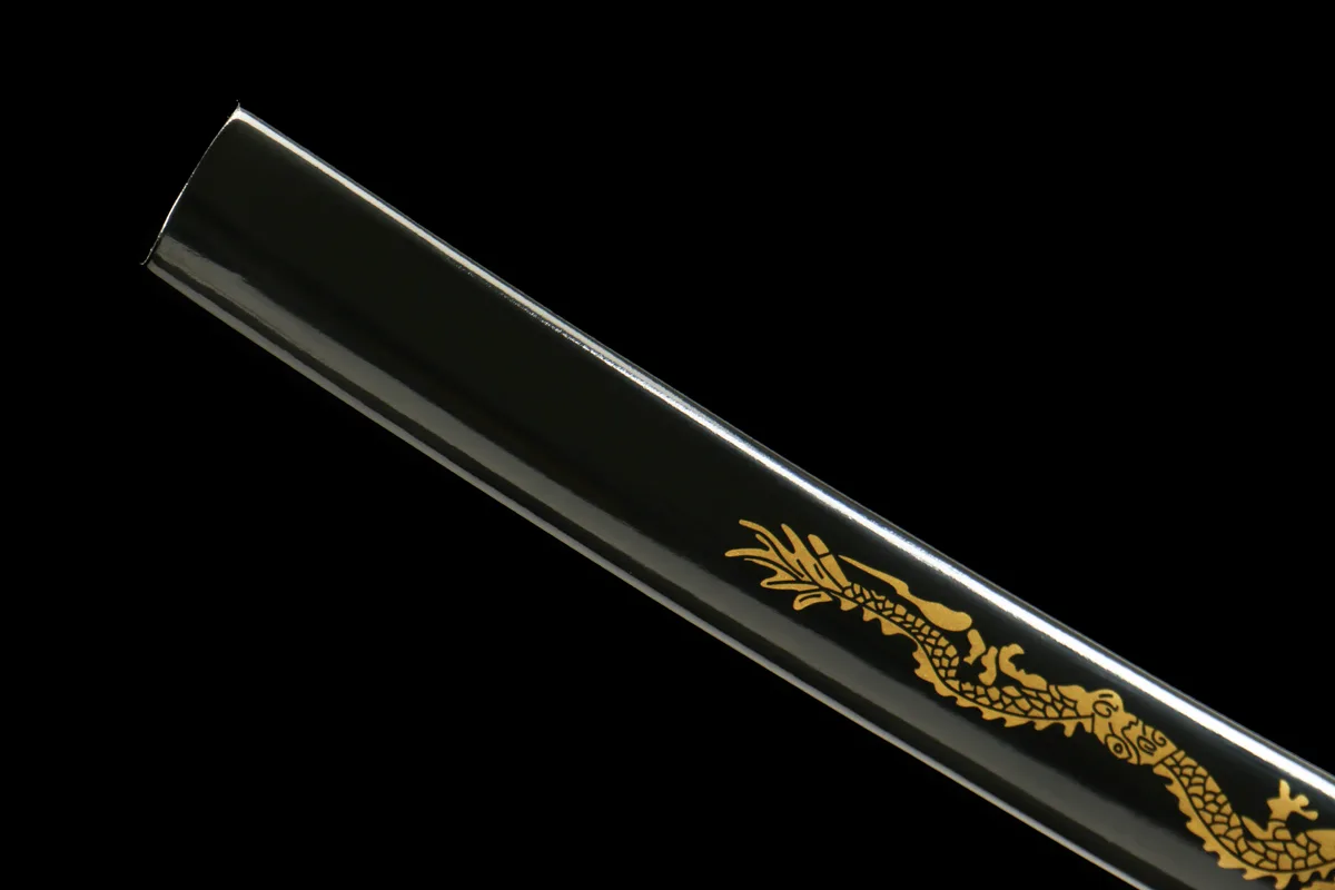 Ambre du Dragon - Katana Forge a la Main en Acier Damas - Image 8