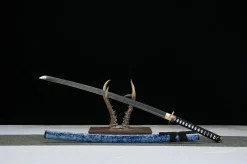 Âme de Glace - Katana Forge a la Main en Acier Damas
