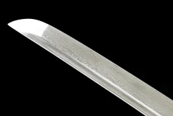 Alternative view of Flamme Impériale - Katana Forge a la Main en Acier Damas