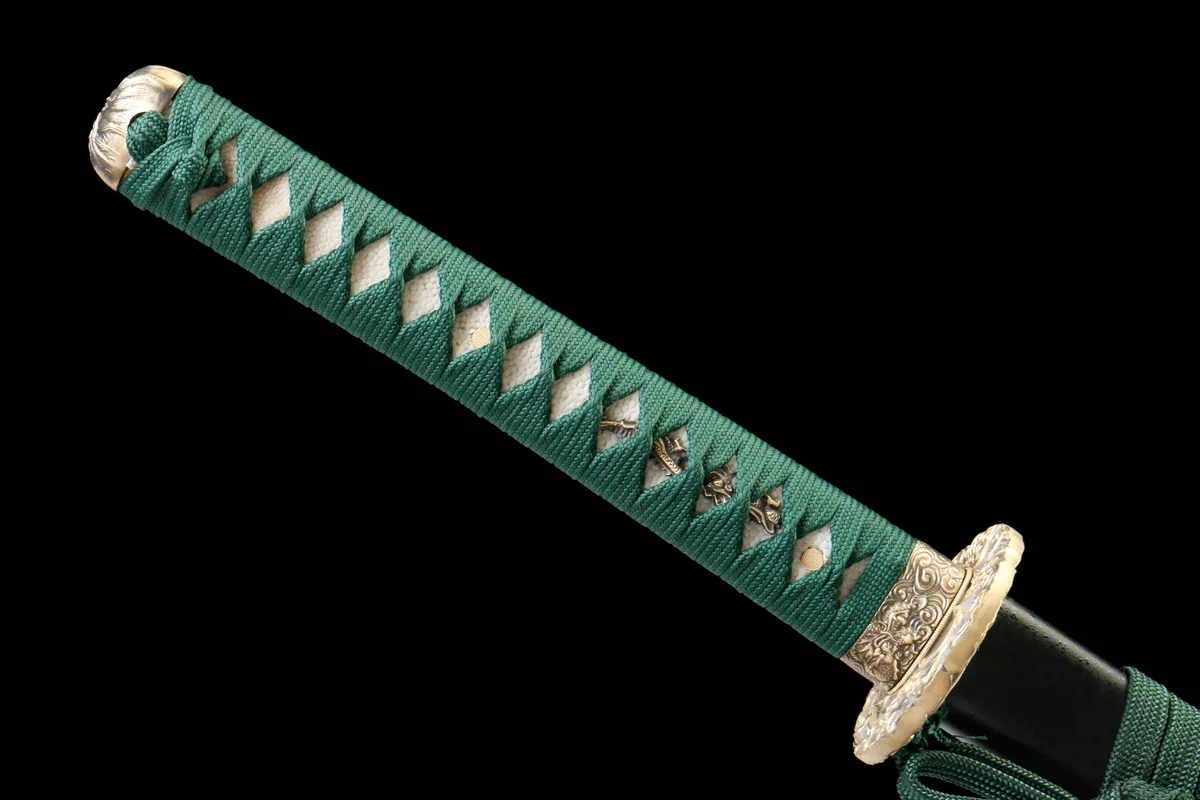 Flamme Obscure - Katana Forge a la Main en Acier Damas - Image 12