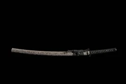 Alternative view of Fracture d'Ombre Dorée - Katana Forge a la Main en Acier Damas