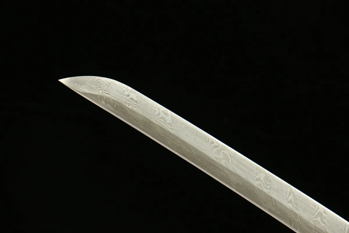 L'Âme du Dragon Obsidienne - Katana Forge a la Main en Acier Damas premium - Image 6