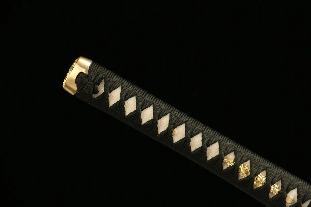 L'Âme du Dragon Obsidienne - Katana Forge a la Main en Acier Damas premium - Image 8
