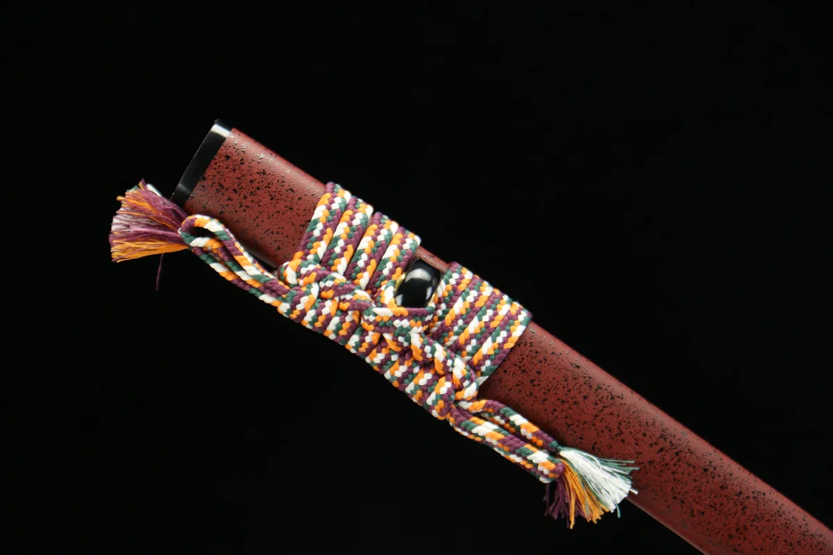 Tranchant de Flamme - Katana Forge a la Main en Acier Damas - Image 8