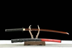 Tsukuyomi - Katana Forge a la Main en Acier Damas