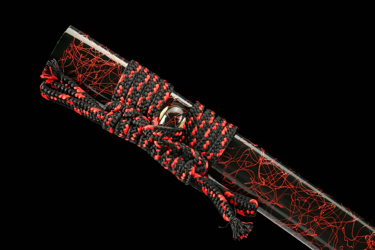 Veine du Purgatoire - Katana Forge a la Main en Acier Damas - Image 11