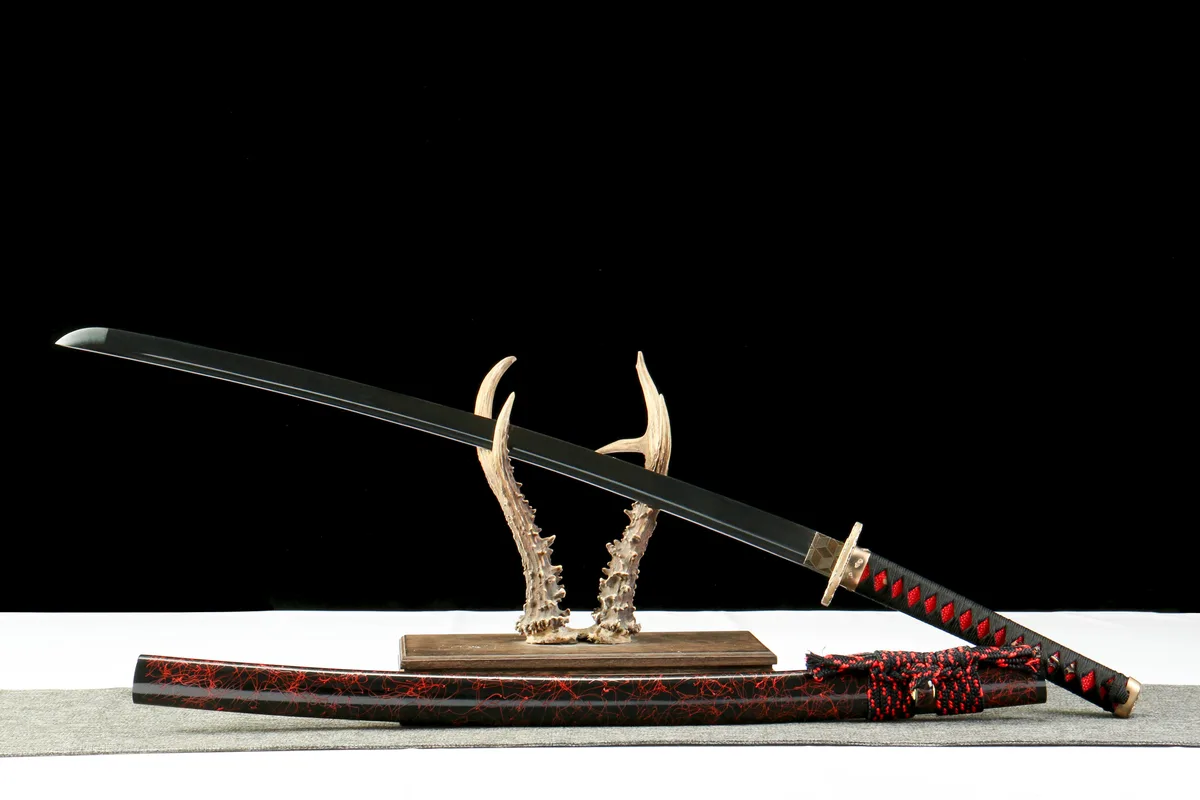 Veine du Purgatoire - Katana Forge a la Main en Acier Damas - Image 4