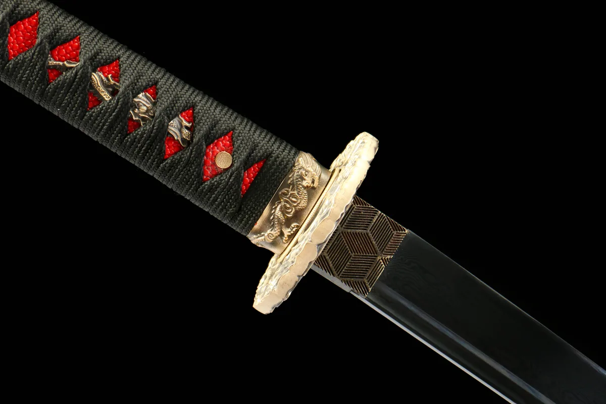 Veine du Purgatoire - Katana Forge a la Main en Acier Damas - Image 9