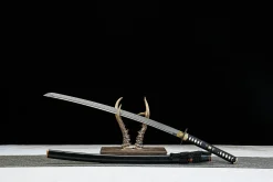 Alternative view of Jade Éternel - Katana Forge a la Main en Acier forge main artisanal