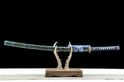 Lumière Fluide - Katana Forge a la Main en Carbon Steel