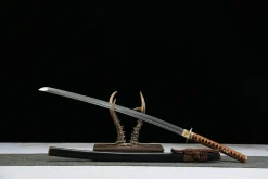 Alternative view of Splendeur Lunaire - Katana Forge a la Main en Carbon Steel