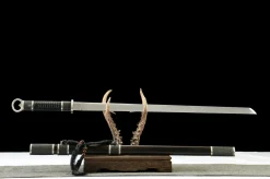 Alternative view of Taillade Nocturne - Katana Forge a la Main en Carbon Steel