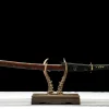 Frappe Obsidienne - Katana Forge a la Main en High Carbon Steel