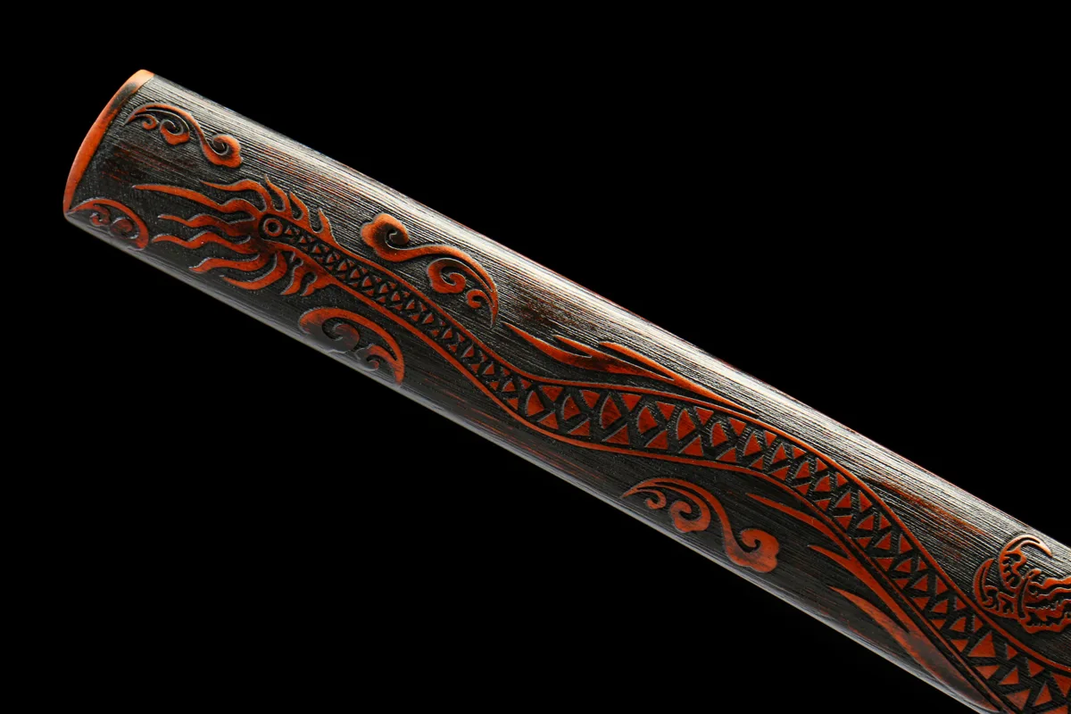 Frappe Obsidienne - Katana Forge a la Main en High Carbon Steel - Image 10